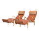 Paire de chaises longues vintage Pernilla-3 par Bruno Mathsson