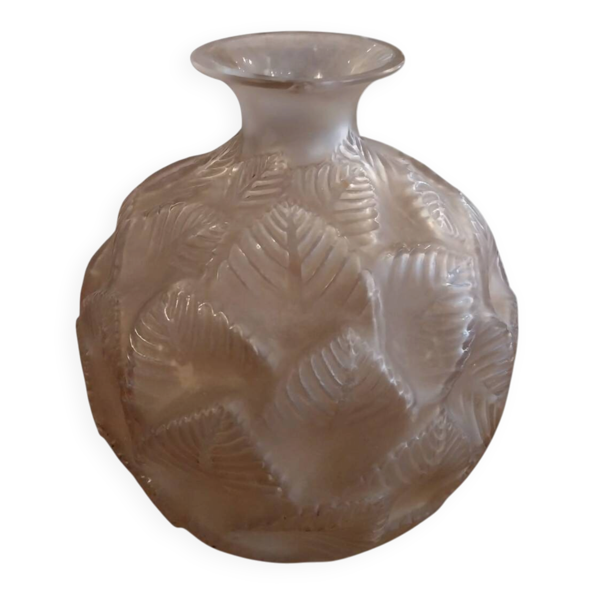 René Lalique (1860-1945), vase model Ormeaux, 20th century