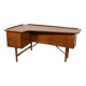 Bureau vintage Boomerang en teck par Peter Løvig Nielsen, Danemark, 1970