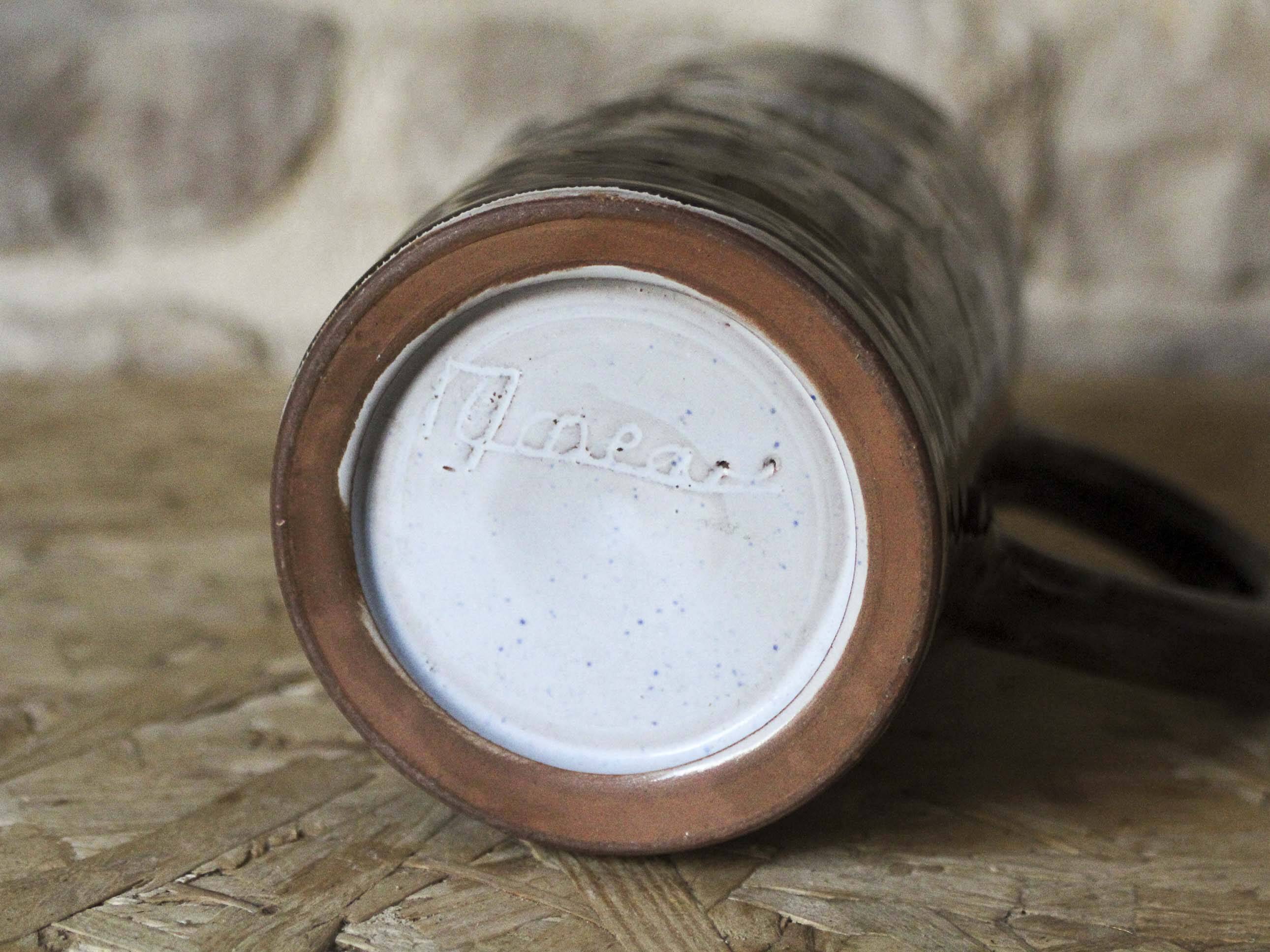 Pichet en céramique émaillé Roland Moreau