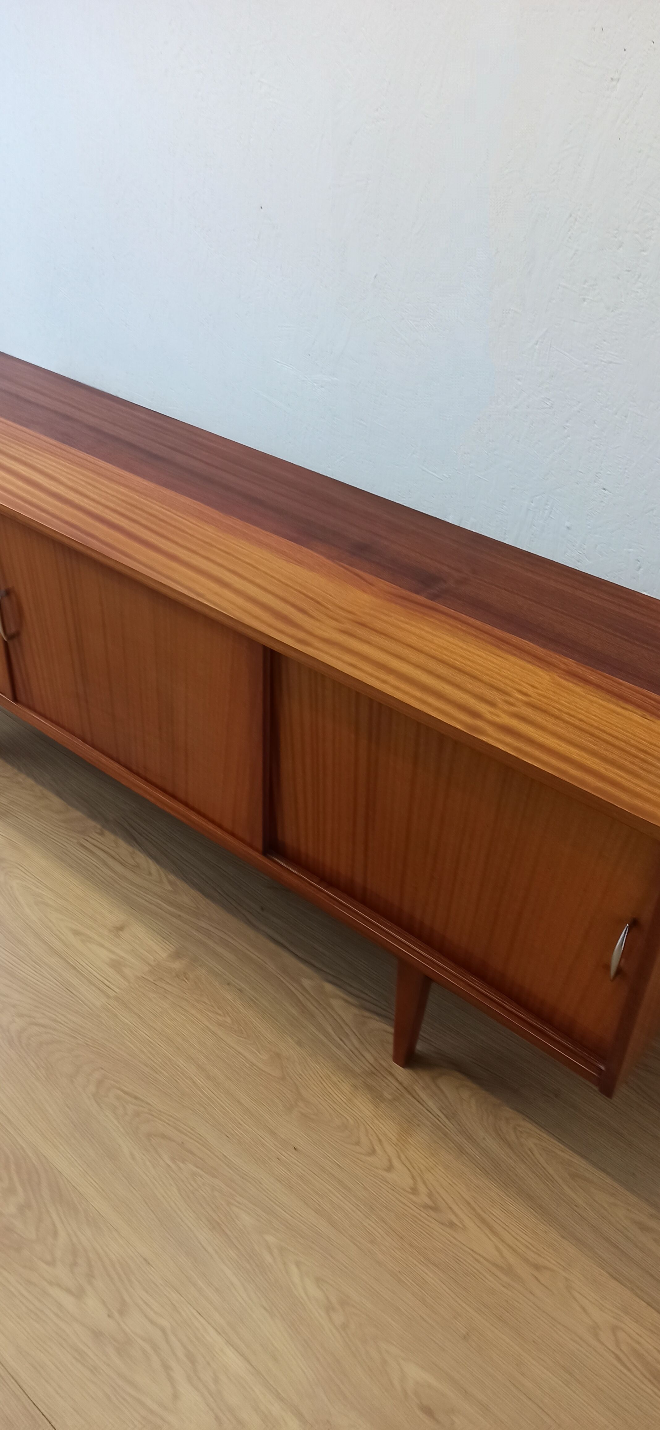 Modernist long sideboard of the 1970s