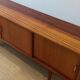 Modernist long sideboard of the 1970s