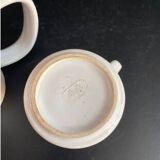 Vintage Melitta Germany Coffee Pot and Creamer - 70s Retro Pattern