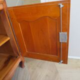 Rustic buffet in Louis XV-Regency style, dovetailed, cherry wood finish, solid wood.