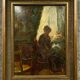 Henriette Morel (1884/1956): very pretty oil on panel