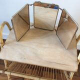 Barbier triptych mirror 21x50cm