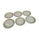 6 assiettes à dessert anciennes L'Amandinoise