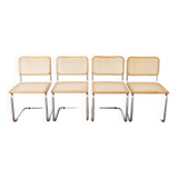 4 Cesca B32 Breuer Chairs Made in Italy - Seat caning redone