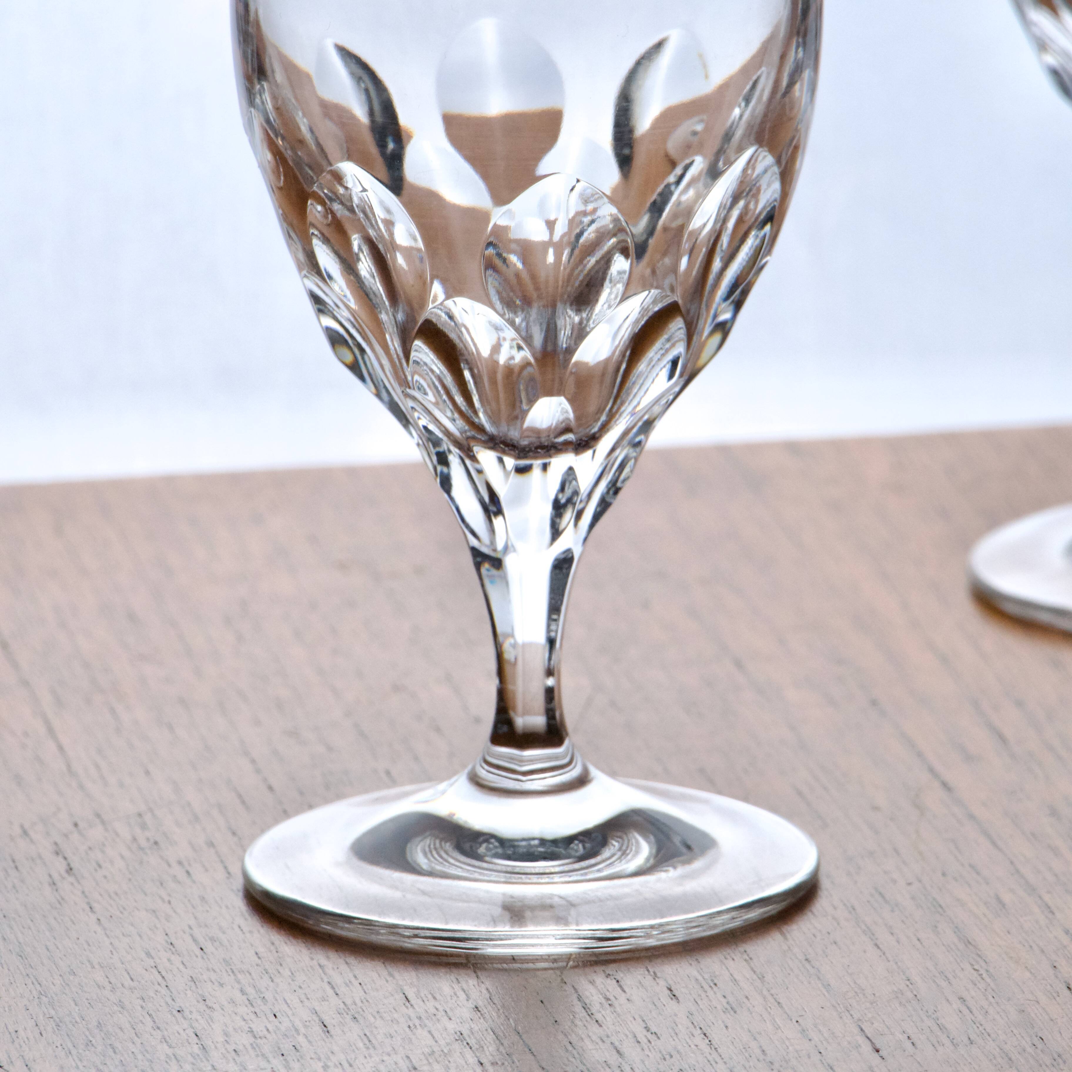 6 grands verres en cristal Royal