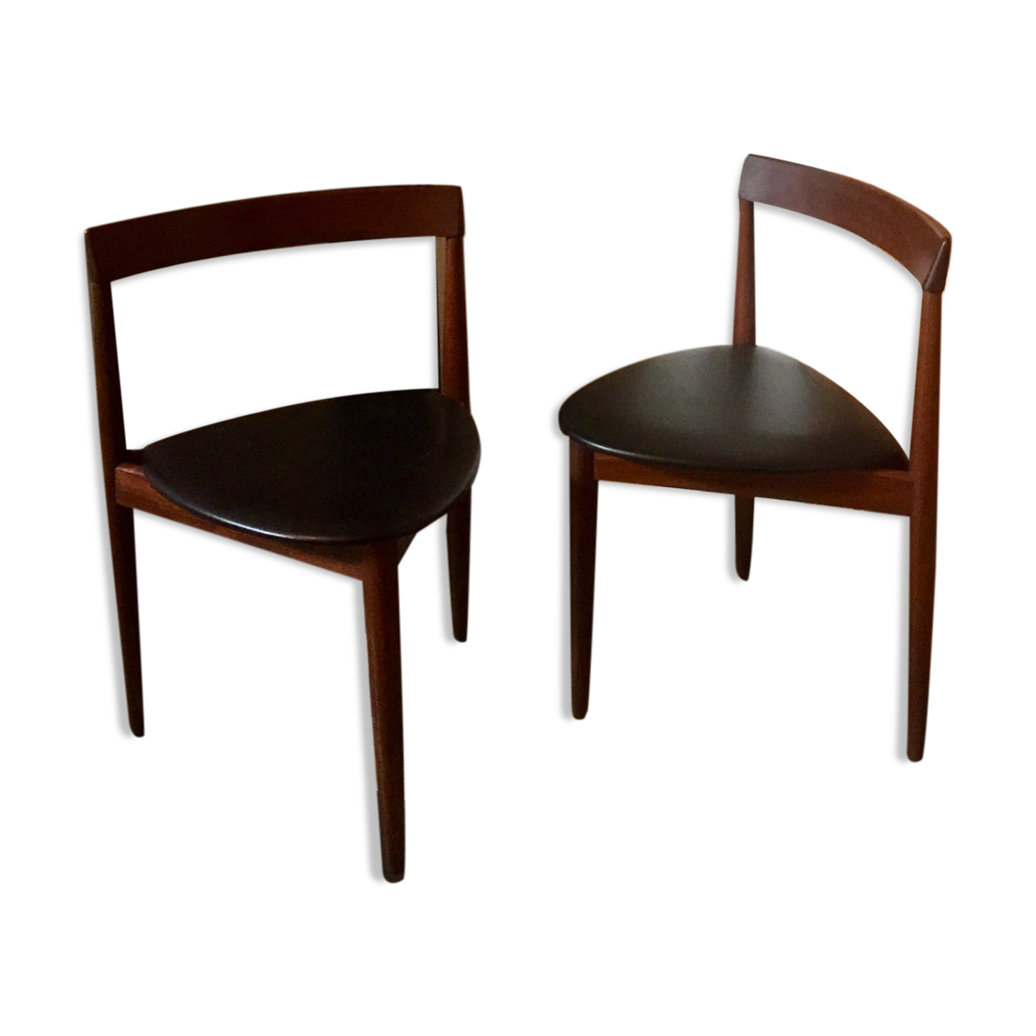 Pair of chairs by Hans Holsen