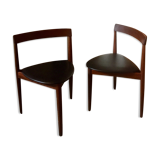 Pair of chairs by Hans Holsen