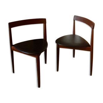 Pair of chairs by Hans Holsen