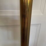 Articulated brass and gold metal floor lamp