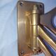 Brass coat rack