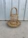 Rattan bottle holder, vintage server