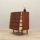 Walnut chest of drawers, Danish design, 1970s, production: Denmark