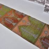 Colorful Vintage Handknotted Vintage Runner sku 1247