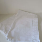 Old white cotton sheet