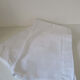 Old white cotton sheet