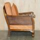 Three-piece bergère set in walnut, Chinoiserie style, from the 1920s, in need of restoration.