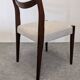 Set of 6 Scandinavian style teak chairs, France circa 1970.