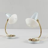 Lampes de table style milieu du siècle, France, années 1960.