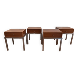 Bedside tables 4 pieces 70s Italy