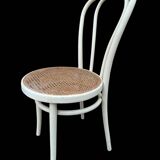 1920s caned bistro chairs
