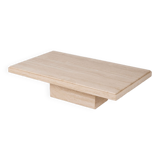 Travertine coffee table, 1970s