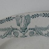 Plat ovale compiegne terre de fer