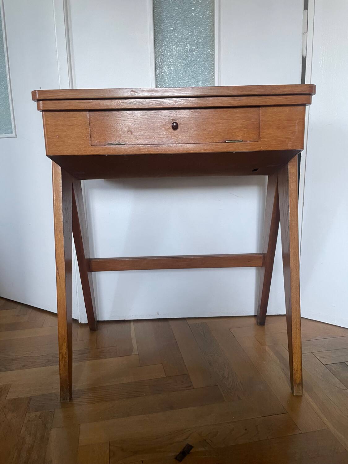 Desk - old sewing machine furniture
