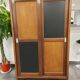 Wardrobe wardrobe sliding doors vintage 1960s