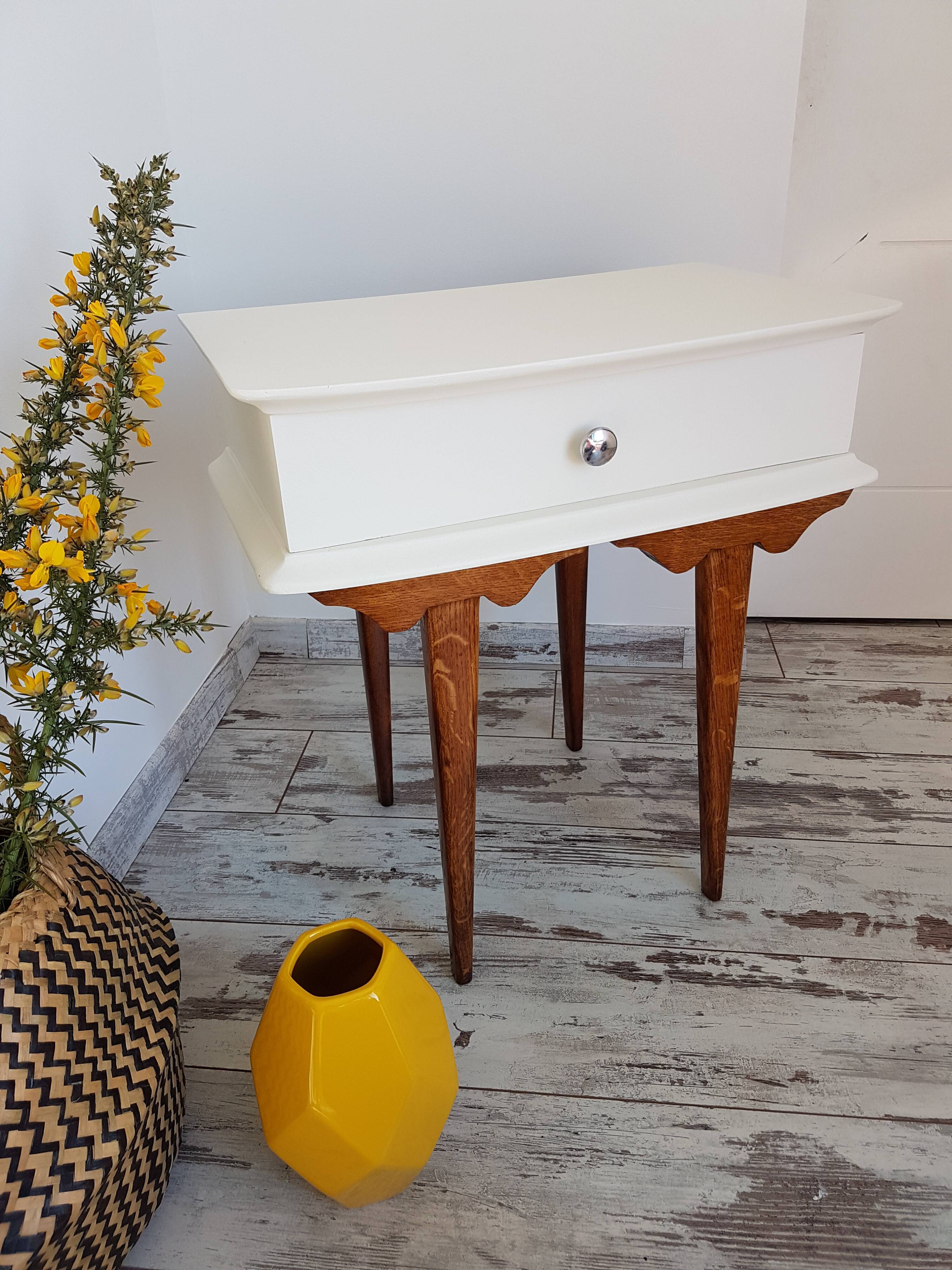 Vintage bedside table