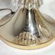 Paire de lampes de table en cristal. Espagne, années 1980.