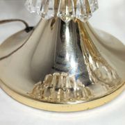 Paire de lampes de table en cristal. Espagne, années 1980.