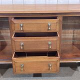 English enfilade from the early 20th century in mahogany.