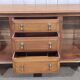 English enfilade from the early 20th century in mahogany.
