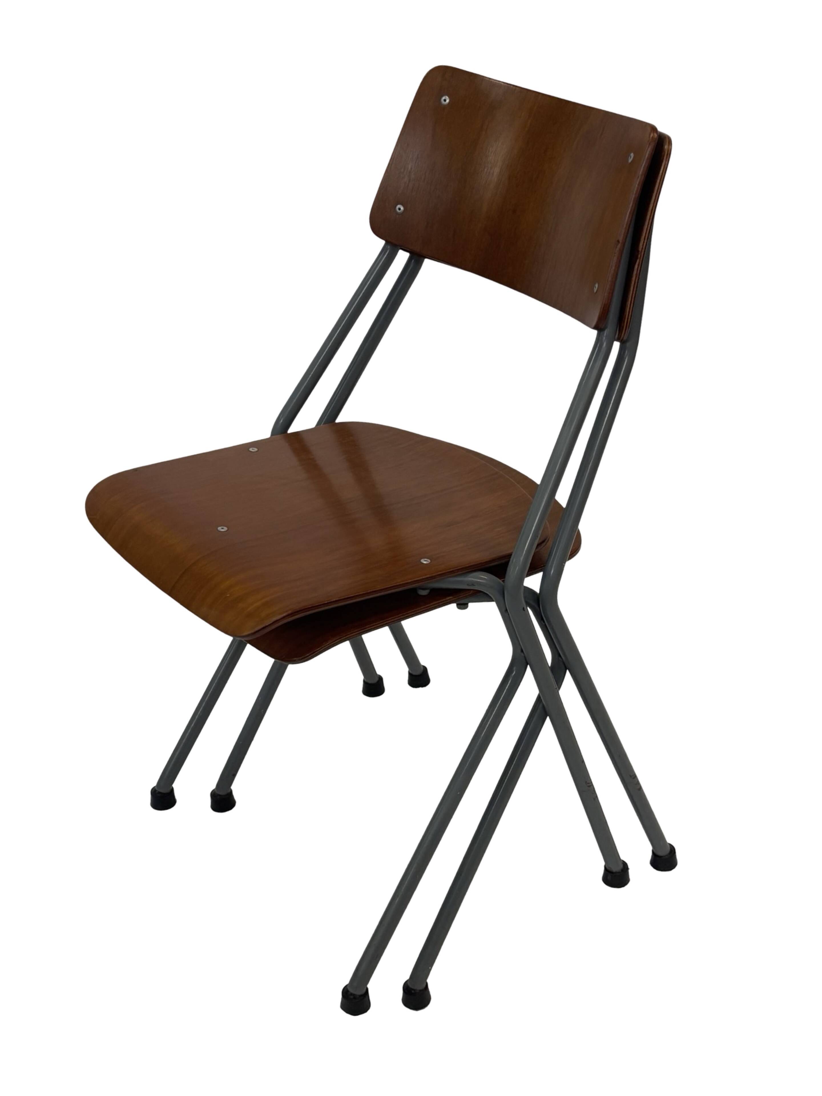 Vintage chair by Ahrend Cirkel 1960s minimalist Dutch design