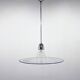 Space Age Italian Bubble Glass & Chrome Pendant Light, 1970's