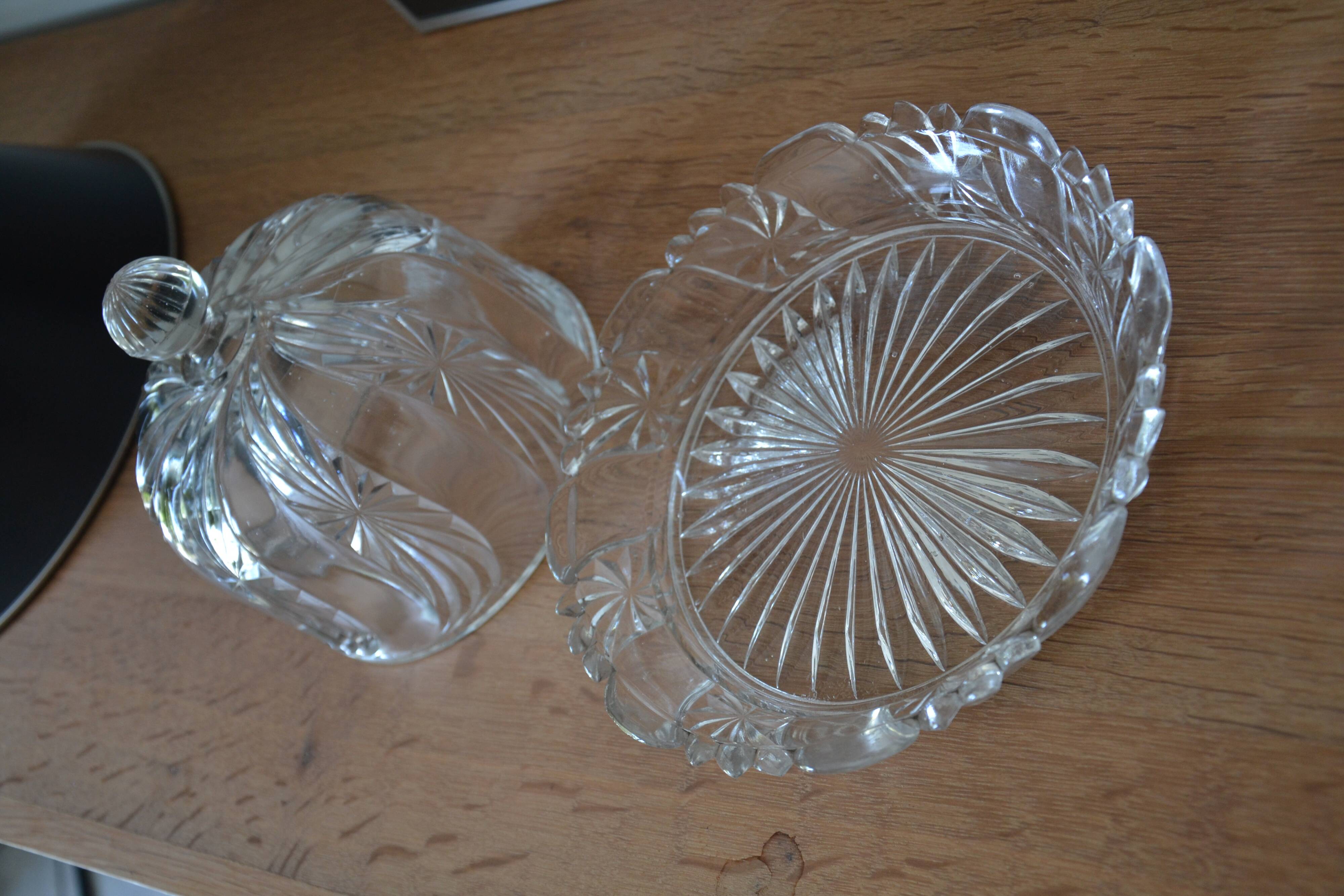 Cloche en cristal Val St Lambert