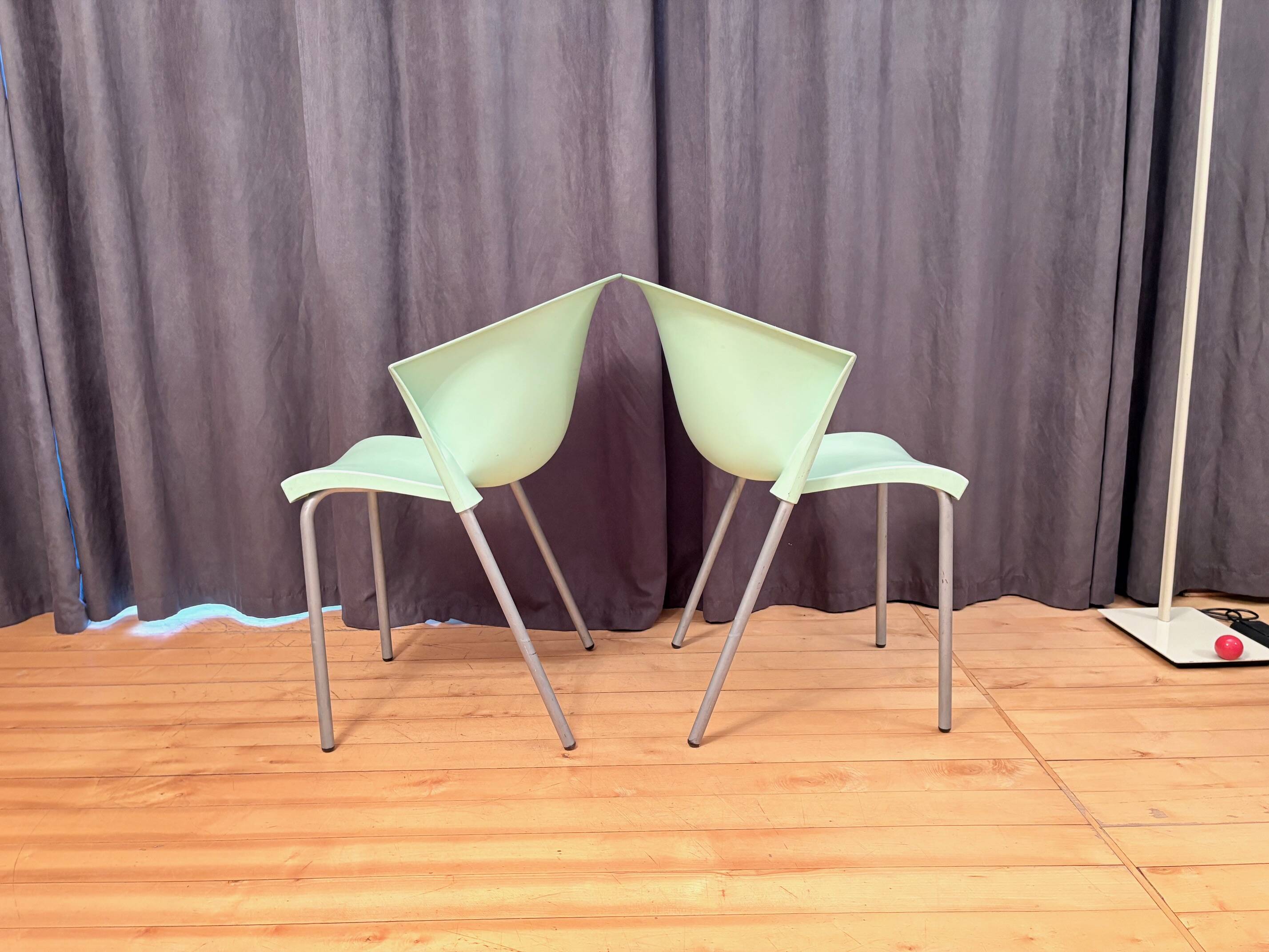 Pair of Bla Bla Bla chairs designed by Marco Maran for Parri A. & CO.
