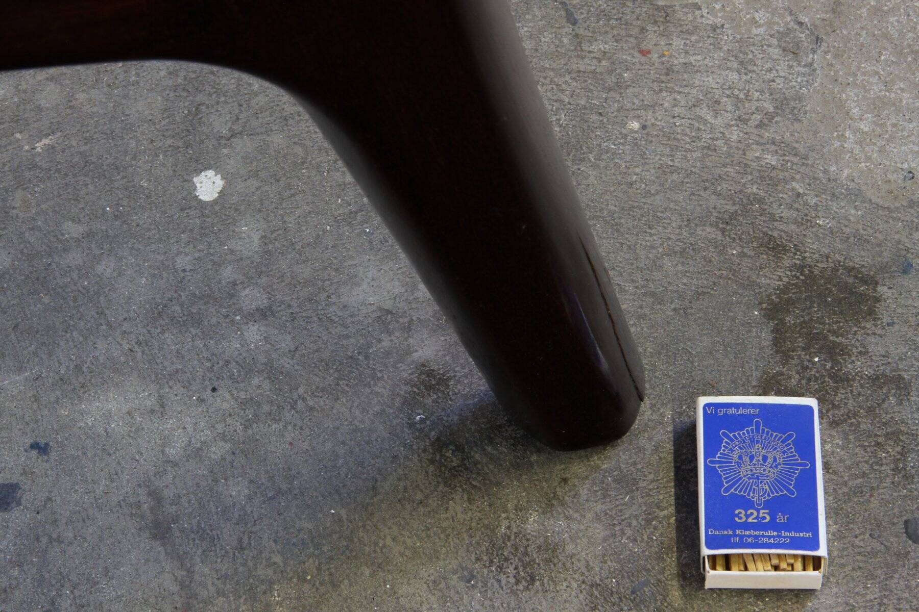 Fauteuil lounge Senator vintage en acajou, signé Ole Wanscher pour Cado, années 1960