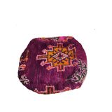 Pouf berbère bohemian fait main 60 X 60 X 25 CM