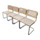 4 new Breuer cane chairs