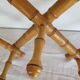 Wooden wall coat rack