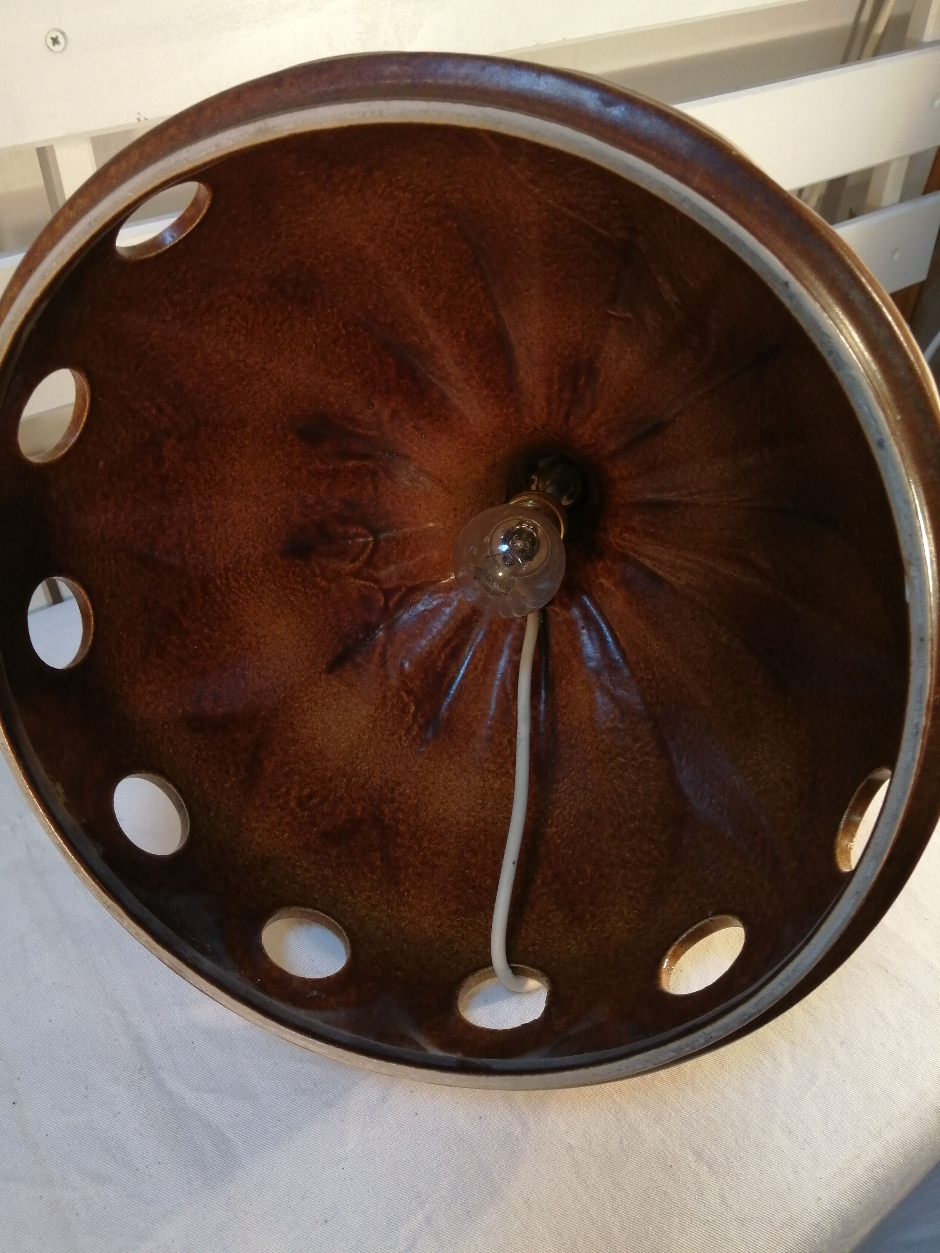 Vintage XXL ceramic table lamp