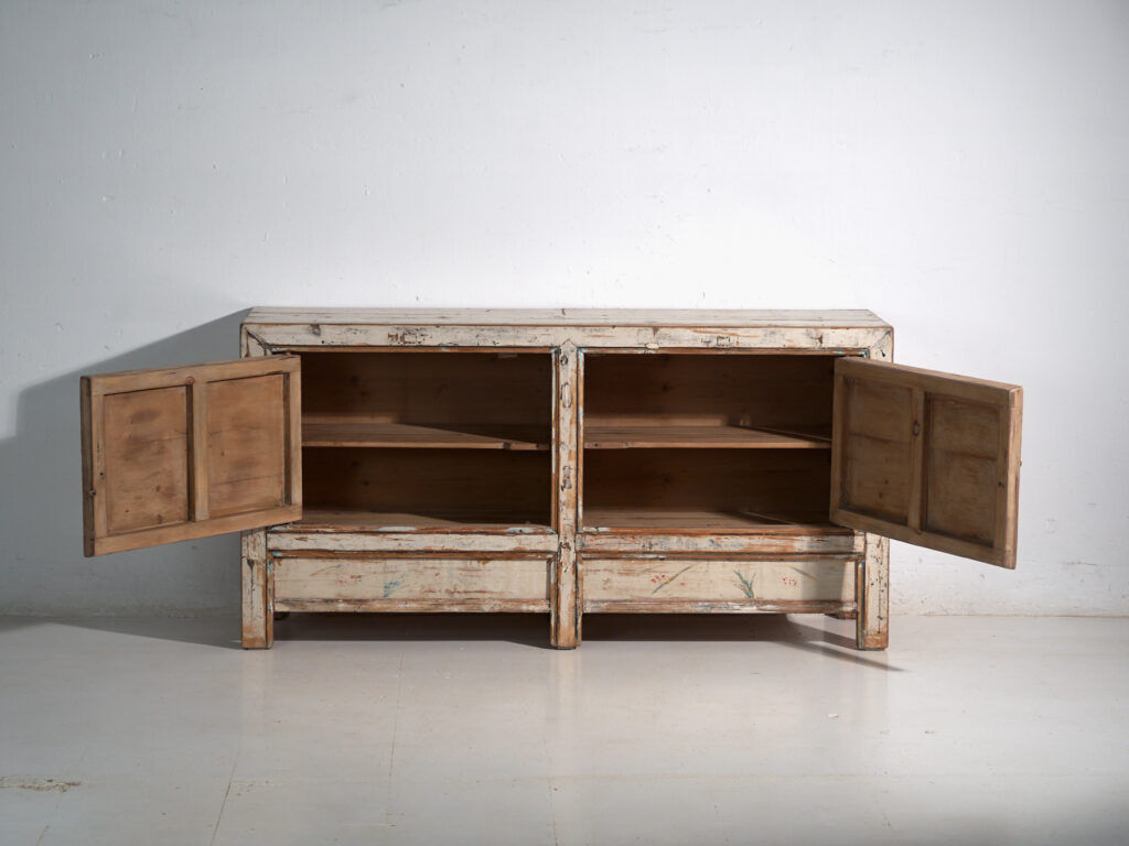 Antique pine wood buffet – China, circa 1930