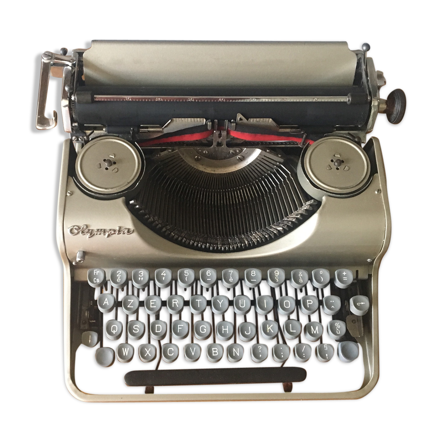 Metalized typewriter Olympia, 1940