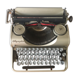 Metalized typewriter Olympia, 1940