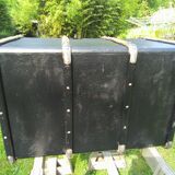 Magnificent travel trunk late 19 th completely renovated